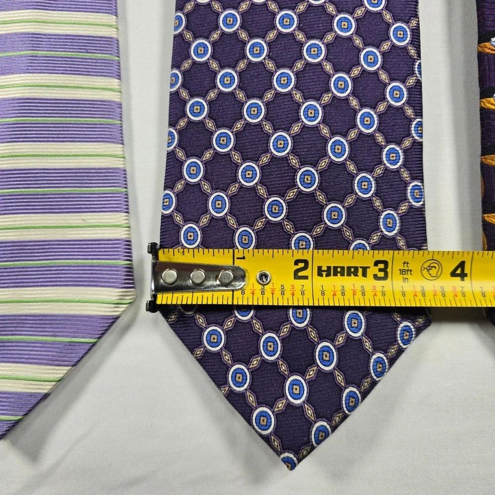 Jos. A. Bank Signature Gold Silk Tie Lot of 5 Old Money Business‎ Designer
